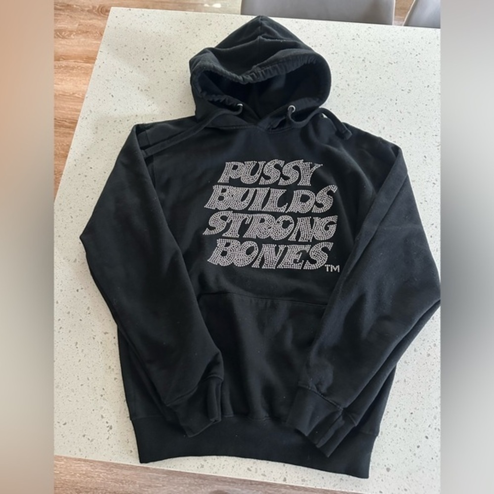 LA ROPA HOLLYWOOD RHINESTONE HOODIE